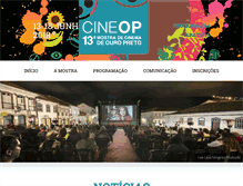 Tablet Screenshot of cineop.com.br